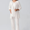 Long-Sleeved Stretch Viscose Maternity Robe and Pajama Set 11300