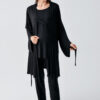 Long-Sleeved Stretchy Lycra Viscose Maternity Pajama Set 23105