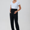 Linen Adjustable High Waist Maternity Pants K201